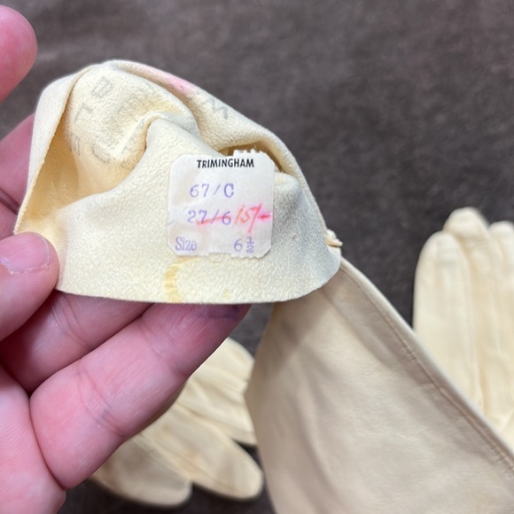 Leather VTG Trimmingham Brothers Bermuda Kid Gloves - Picture 6 of 8